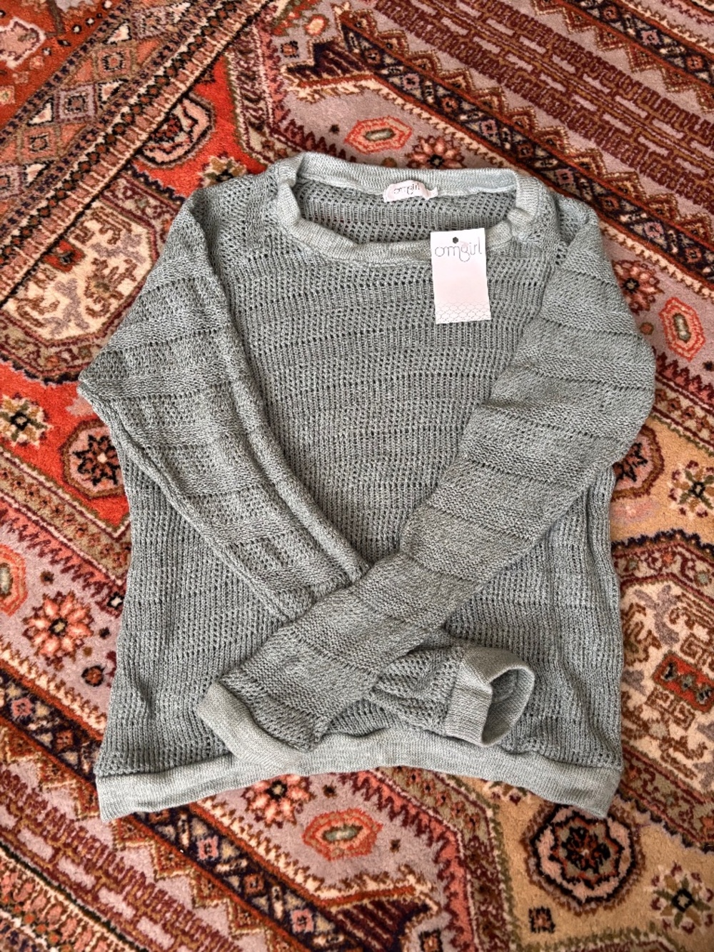 Omgirl Malibu Mesh Pullover- large